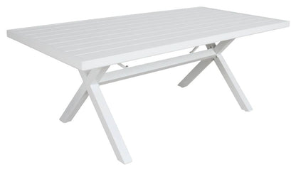 Marquee Isla 9PC 200CM Outdoor Dining Table Set-White