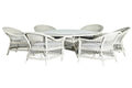 Madvix Outdoor 7PC Lounge Sofa  Living Setting Set- Light Grey
