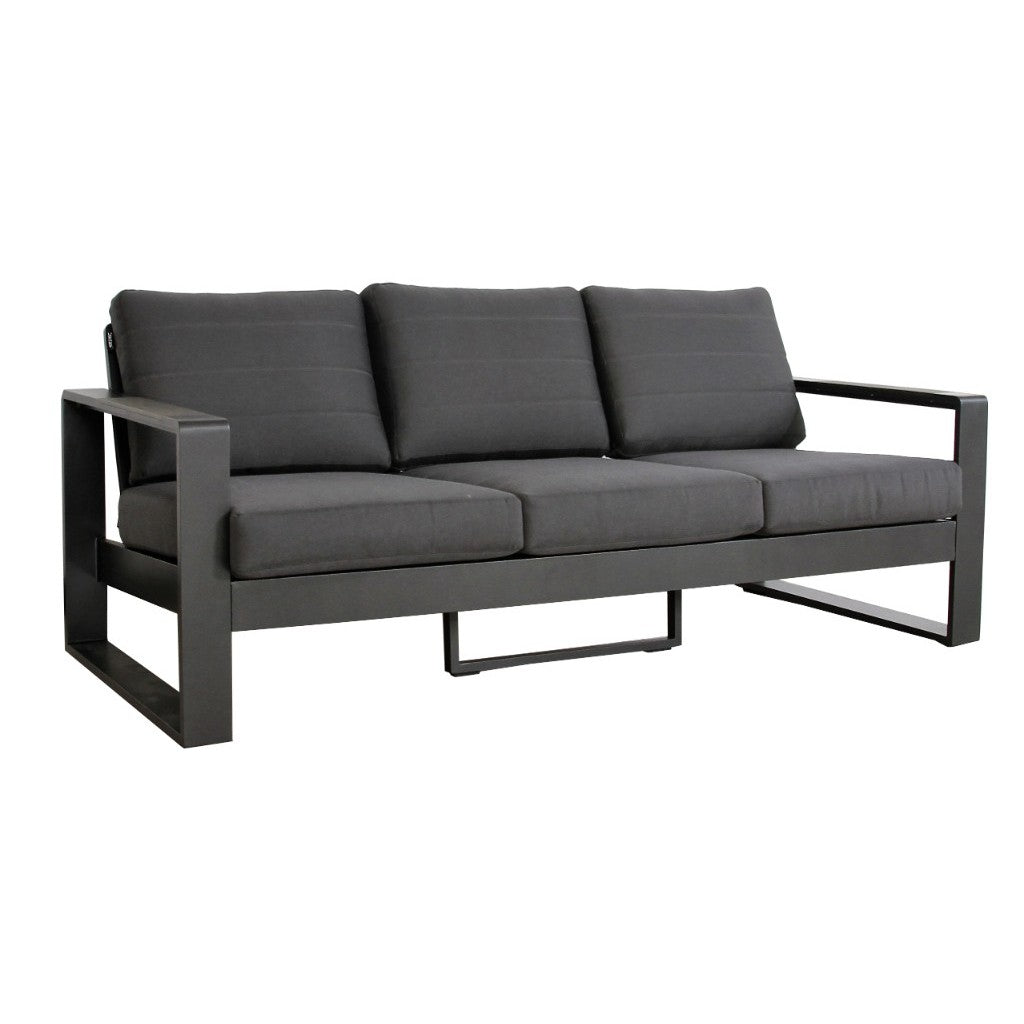 Maderia Outdoor 4PC Lounge Sofa Set- Charcoal