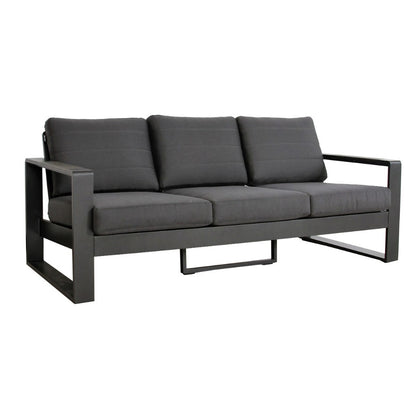 Maderia Outdoor 4PC Lounge Sofa Set- Charcoal