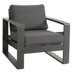 Madevix Outdoor 5PC Lounge Sofa Set- Charcoal