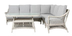 Madvix Outdoor 7PC Lounge Sofa  Living Setting Set- Light Grey