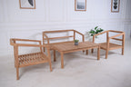 Meezvix Outdoor Living 4PC Dining Set-Golden