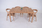 Meezvix Outdoor Living 4PC Dining Set-Golden