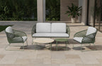Peacockvix Outdoor 4PCS Sofa Set