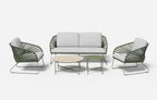 Peacockvix Outdoor 4PCS Sofa Set
