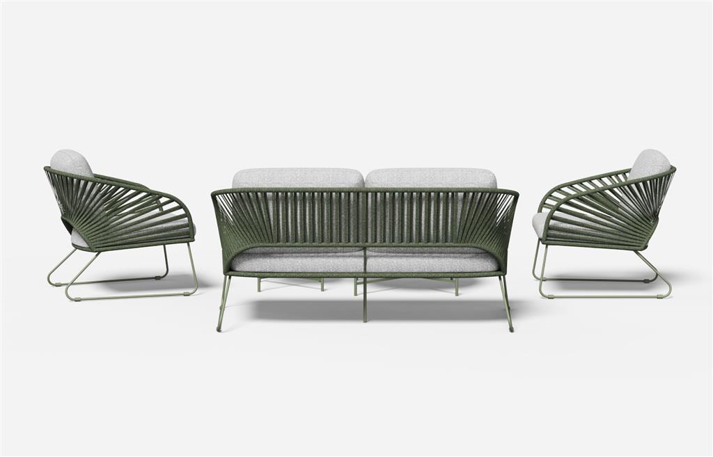 Peacockvix Outdoor 4PCS Sofa Set