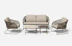 Peacockvix Outdoor 4PCS Sofa Set