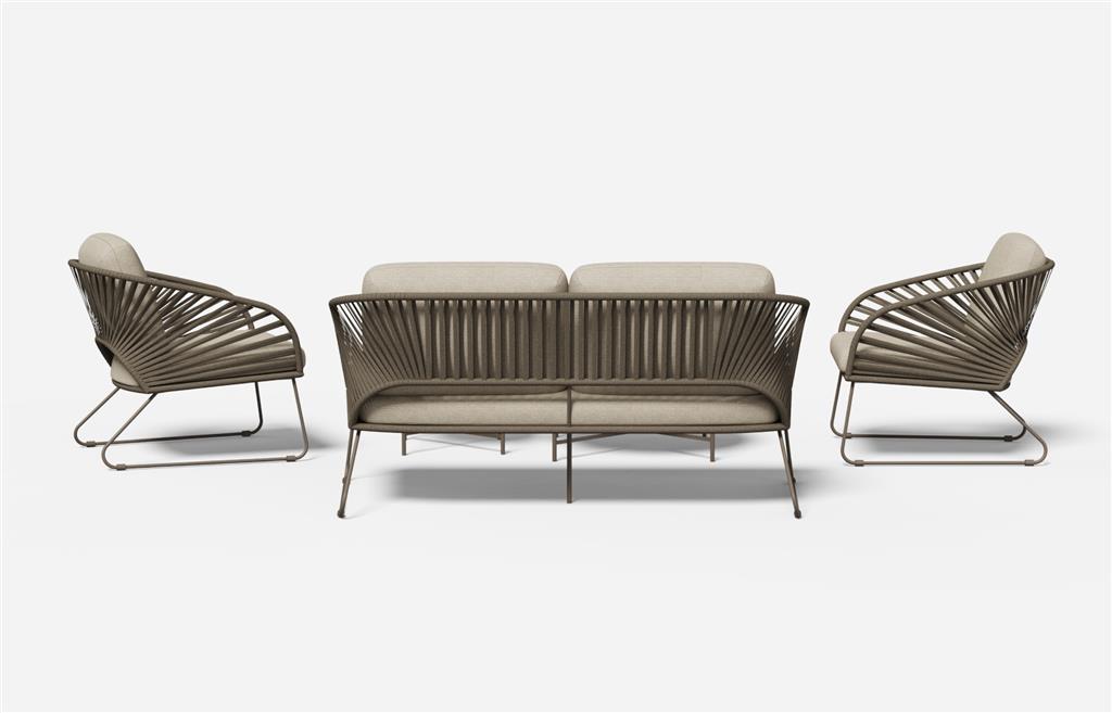 Peacockvix Outdoor 4PCS Sofa Set