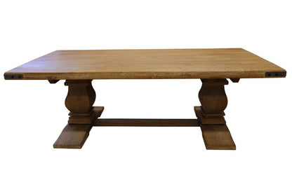 French Provincial Utah Mango Wood Coffee Table - Honey Wash