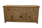 Utahvix 5 Drawer / 4 Drawer Buffet- Honey Wash