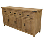 Utahvix 5 Drawer / 4 Drawer Buffet- Honey Wash