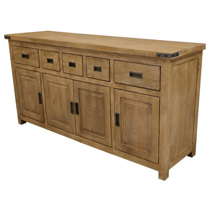 French Provincial Utah 5 Drawer / 4 Drawer Buffet- Honey Wash