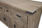 Utahvix 5 Drawer / 4 Drawer Buffet- Honey Wash