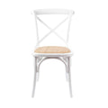 Cafe Dining Chair 50X52X86CM-White (Shellwood Collection )
