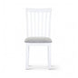 Coastal Beach Dining Chair -Vivid White