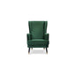 Cooper Wing Arm Chair Luxury Velvet - Green