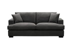 Hastvix 2.5 Seater Corner Modular Fabric Lounge Light Grey