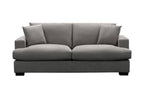 Hastvix 2.5 Seater Corner Modular Fabric Lounge Light Grey