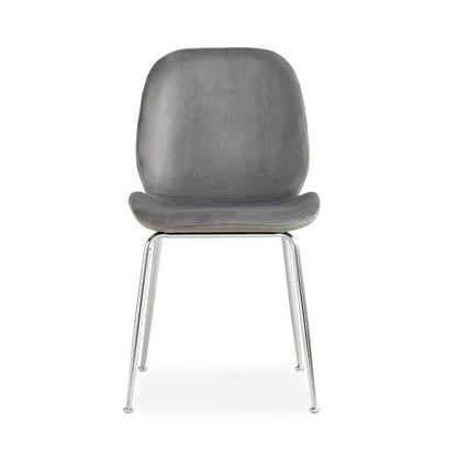 Oma Fabric Dining Chair -Grey / Charcoal