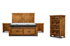 Outvix 4pc Queen Bed,Bedsides & Tallboy Kit