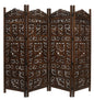 Elephant Design Burnt Partition Wall Decorative Privacy Screen