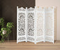 Koch White Antique Partition Wall Decorative Privacy Screen