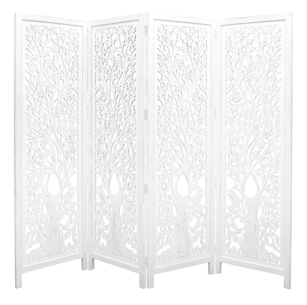 Life Dig White Antique Partition Wall Decorative Privacy Screen