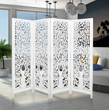 Life Dig White Antique Partition Wall Decorative Privacy Screen