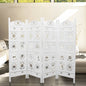 Jali Oval White Antique Partition Wall Decorative Privacy Screen