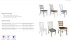 Homestead Fabric Timber Dining Chair - Grey