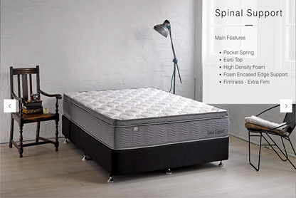 Spinal Support Bonnell Spring Mattress Extra Firm