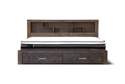 Sedona Queen Bed Only Grey Stone CLEARANCE