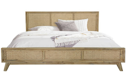 Malmo King Bed Brushed Smoke-CLEARANCE