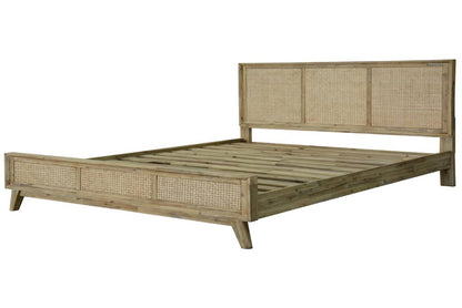 Malmo King Bed Brushed Smoke-CLEARANCE