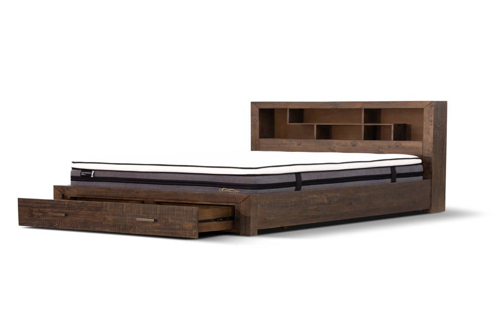 Sedona Queen Bed Only Grey Stone CLEARANCE