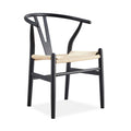 Wishbone Dining Chair-Black
