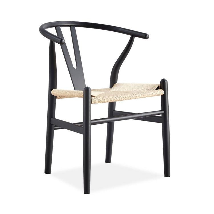 Wishbone Dining Chair-Black