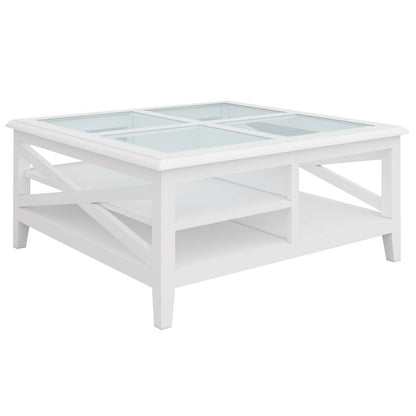 White Hampton Style Timber Dining Table Room Set