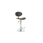 Loco Bar Chair -Chrome Black PU