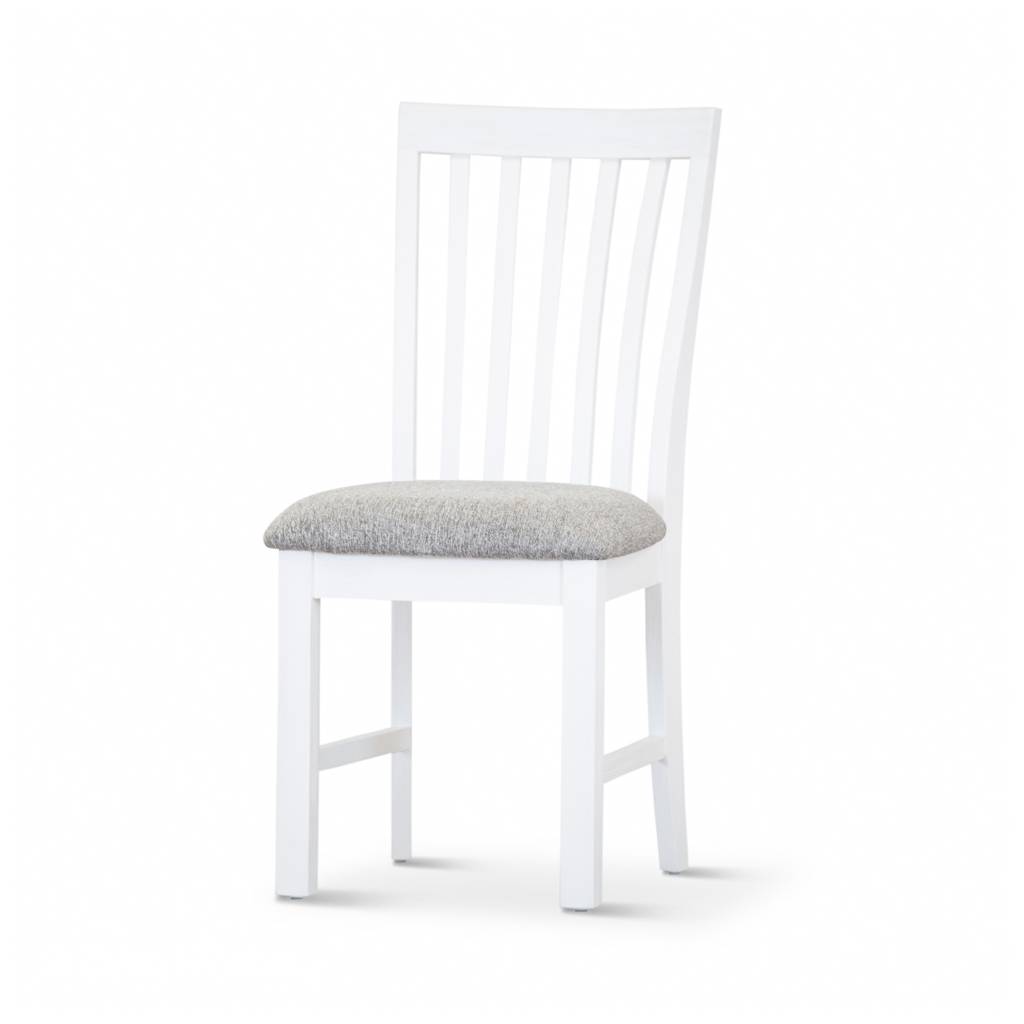 Coastal Beach Dining Chair -Vivid White