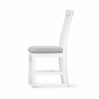 Coastal Beach Dining Chair -Vivid White