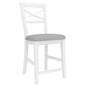 Hampton Bar High Chair Fabric - White