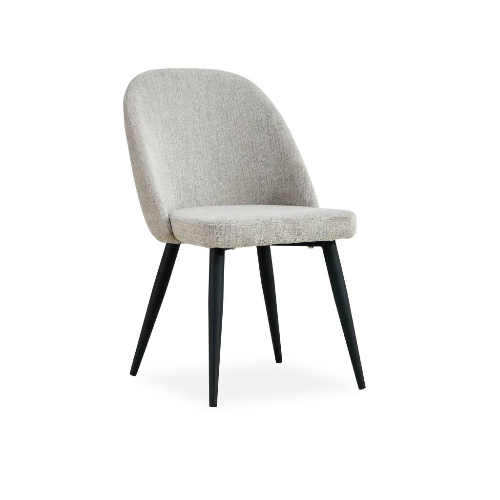 Park Fabric Dining Chair -Fog/ Quartz