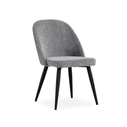 Park Fabric Dining Chair -Fog/ Quartz