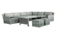 Chios Wicker Modular Lounge Setting -Light Grey