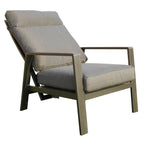 Palmvix Aluminium Frame Outdoor Sofa 4PC W/Coffee Table-Grey