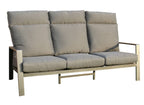 Palmvix Aluminium Frame Outdoor Sofa 4PC W/Coffee Table-Grey