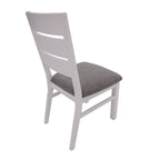 Homestead Fabric Timber Dining Chair - Grey